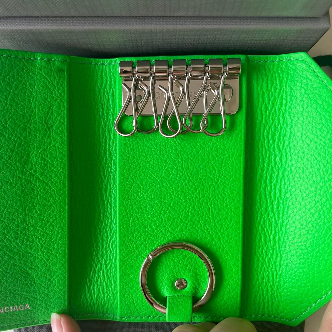 ✨美品✨ バレンシアガ キーケース フローグリーン