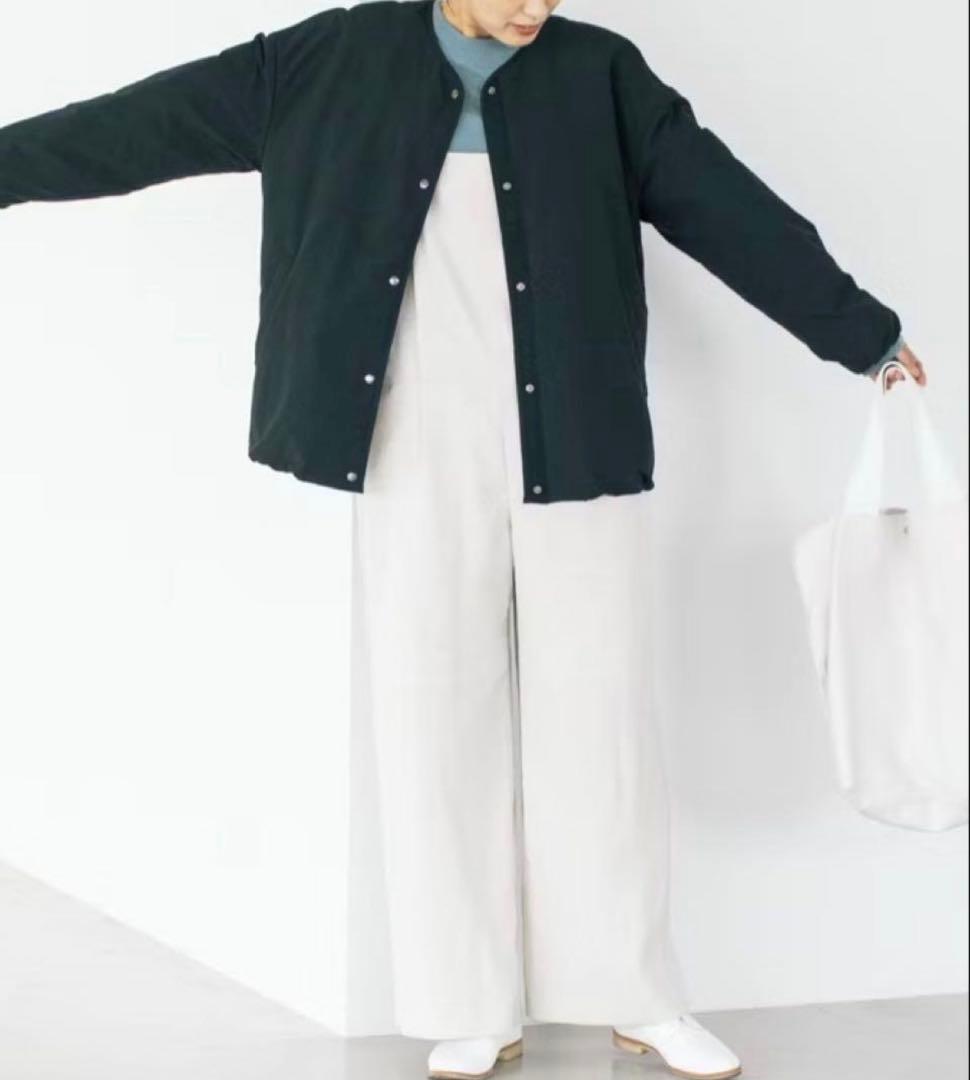 「ふんわり軽くてあったかい」洗えるショート丈コートブラック