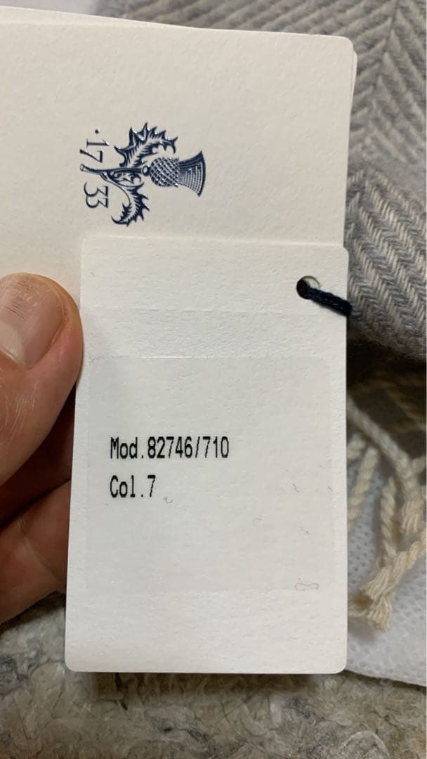 Piacenza 最高級カシミアマフラー　ストール