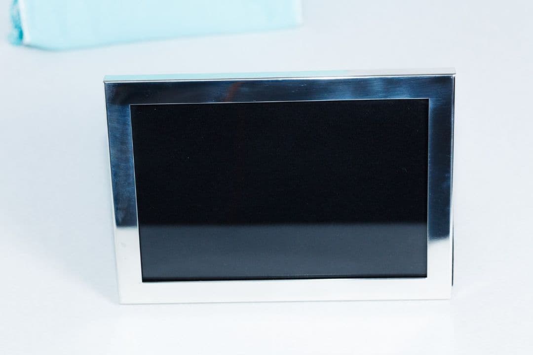 新品Tiffany & Co. フォトフレーム PEWTER/錫製 定価21万