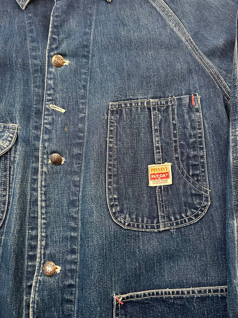 payday denim coverall 50s ビンテージ 台襟