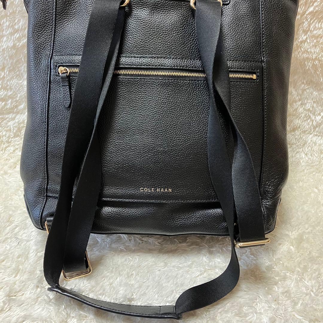 コールハーン　コンバーチブル　リュック　バックパック　シボ