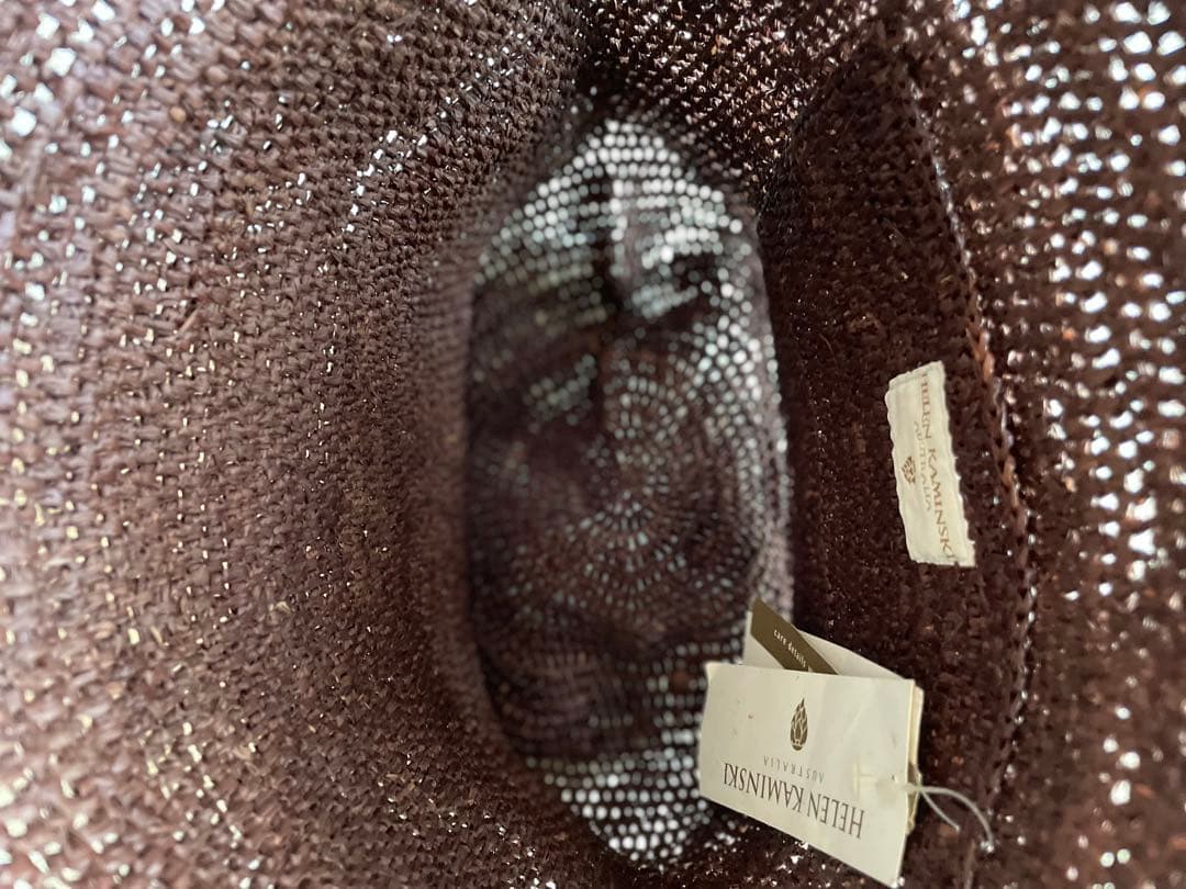 タグ付き✨ヘレンカミンスキー　ラフィア　カゴバッグ　ワンショルダー　リーフ