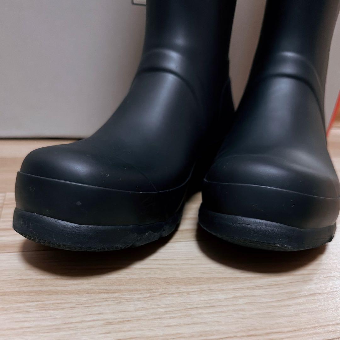 【美品】HUNTER ブラック 長靴 オリジナルボックス付き　28センチ