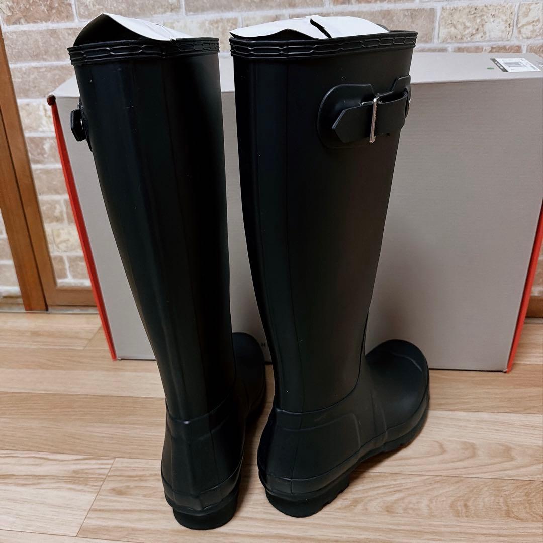 【美品】HUNTER ブラック 長靴 オリジナルボックス付き　28センチ