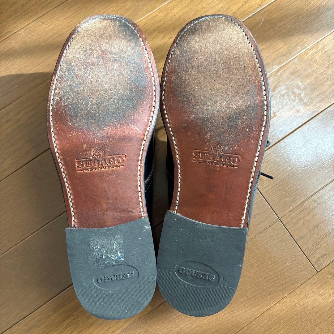 セバゴ　SEBAGO JAMES ローファー 　25.5 ブラック　モカシン