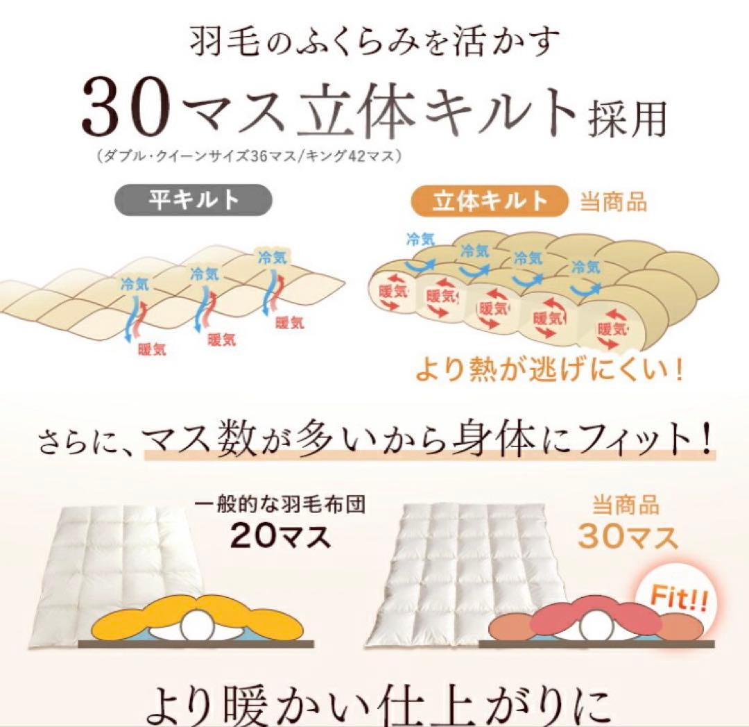 【日本製】洗える羽毛布団　ホワイトダックダウン 93% シングル　ライトタイプ