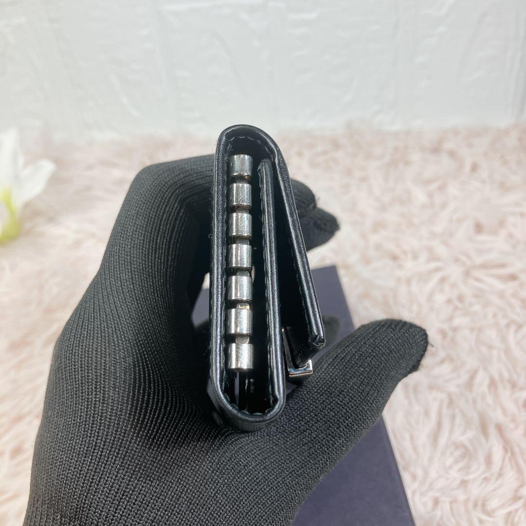 未使用級 PRADA キーケース 6連 ブラック 即日発送 安心取引