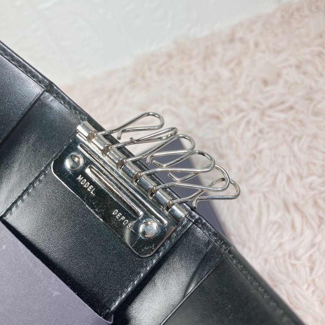 未使用級 PRADA キーケース 6連 ブラック 即日発送 安心取引