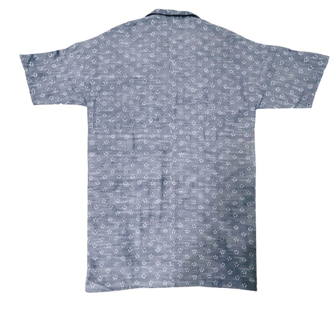 桜丸様　儀右ヱ門 ギエモン 久留米絣 半袖 チュニック 綿100% 日本製