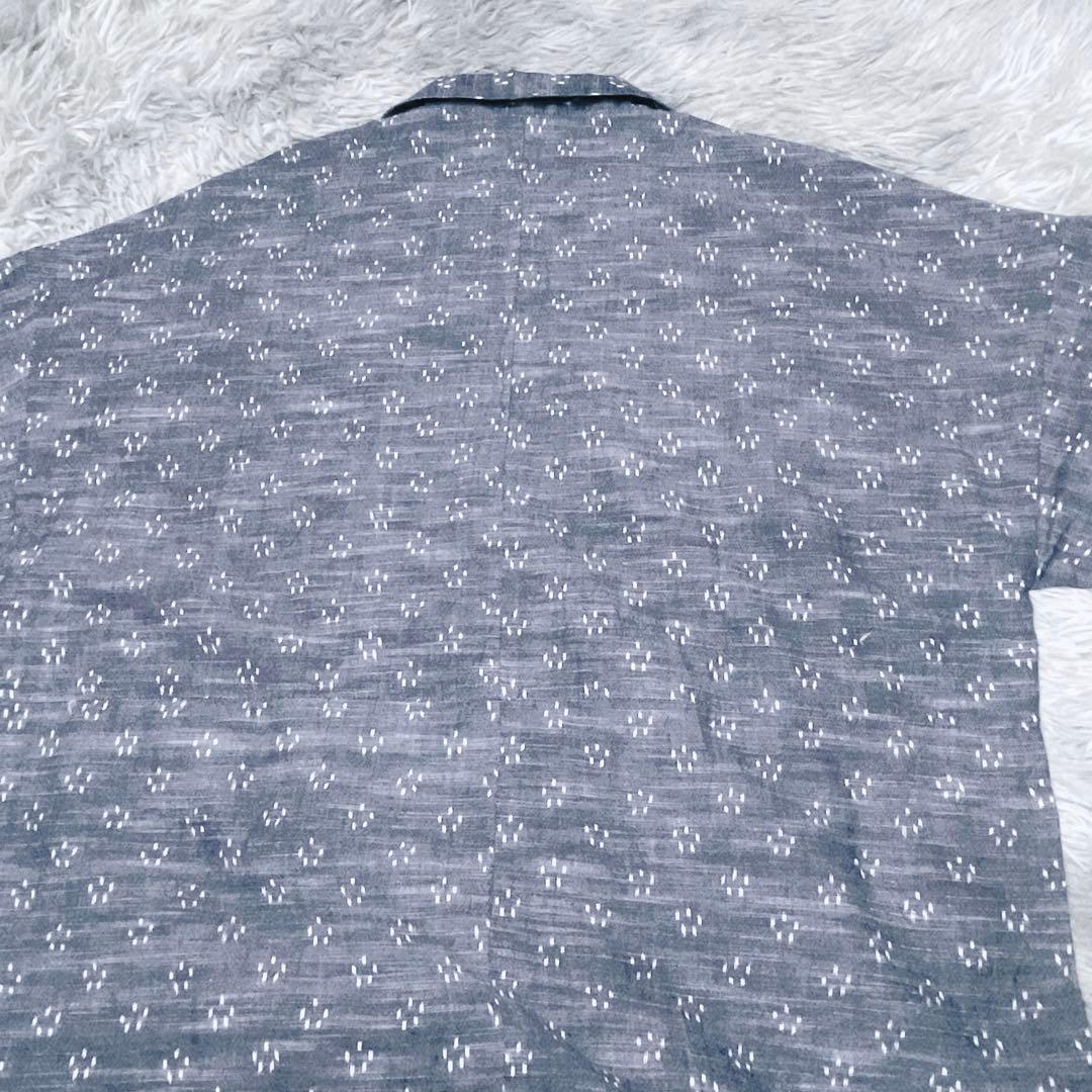 桜丸様　儀右ヱ門 ギエモン 久留米絣 半袖 チュニック 綿100% 日本製