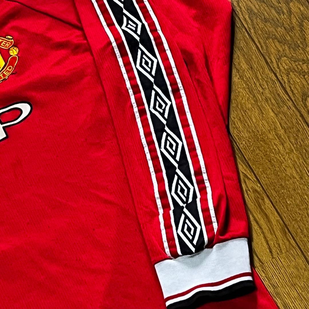 90s y2k SHARP umbro OLD vintage ハーフジップ 赤