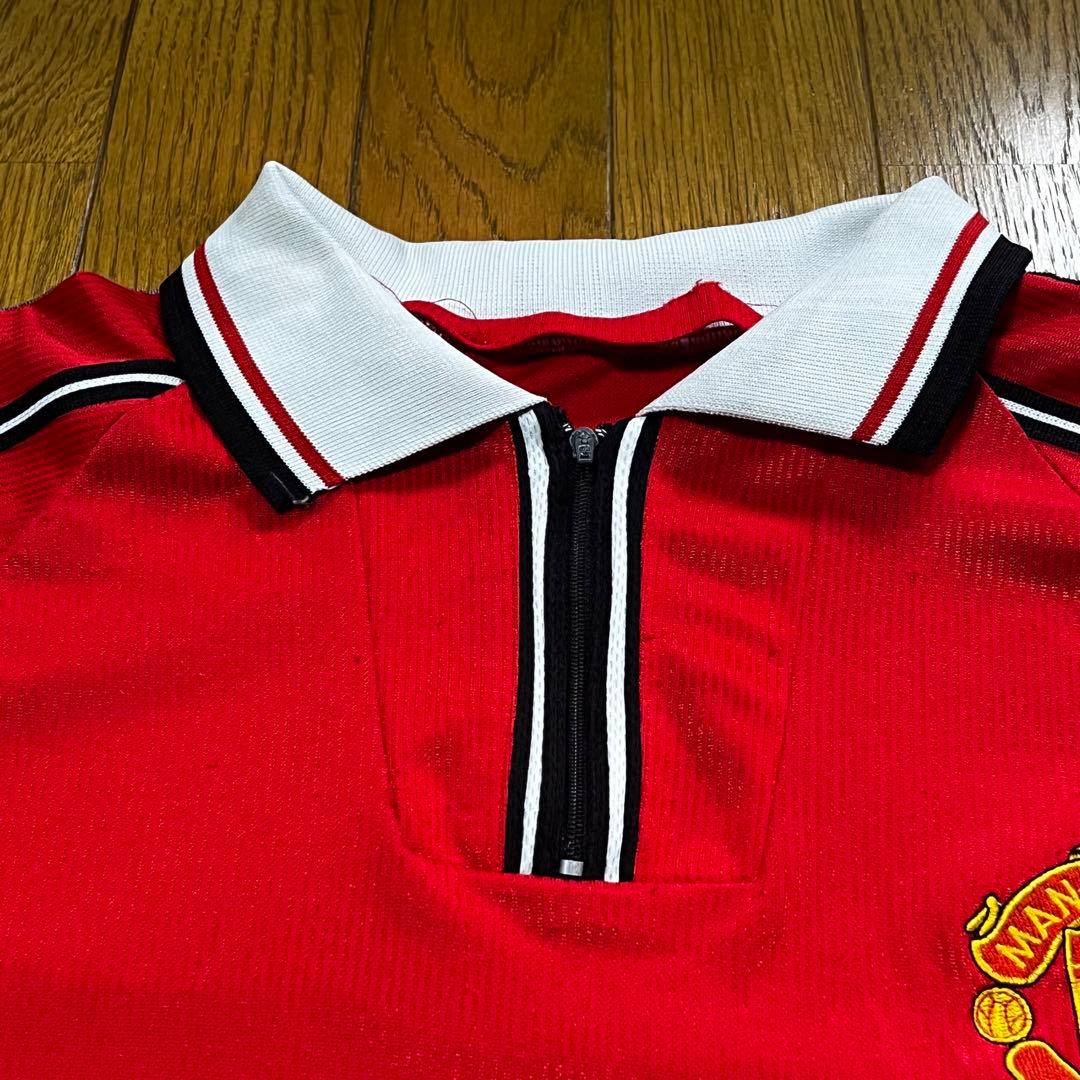 90s y2k SHARP umbro OLD vintage ハーフジップ 赤