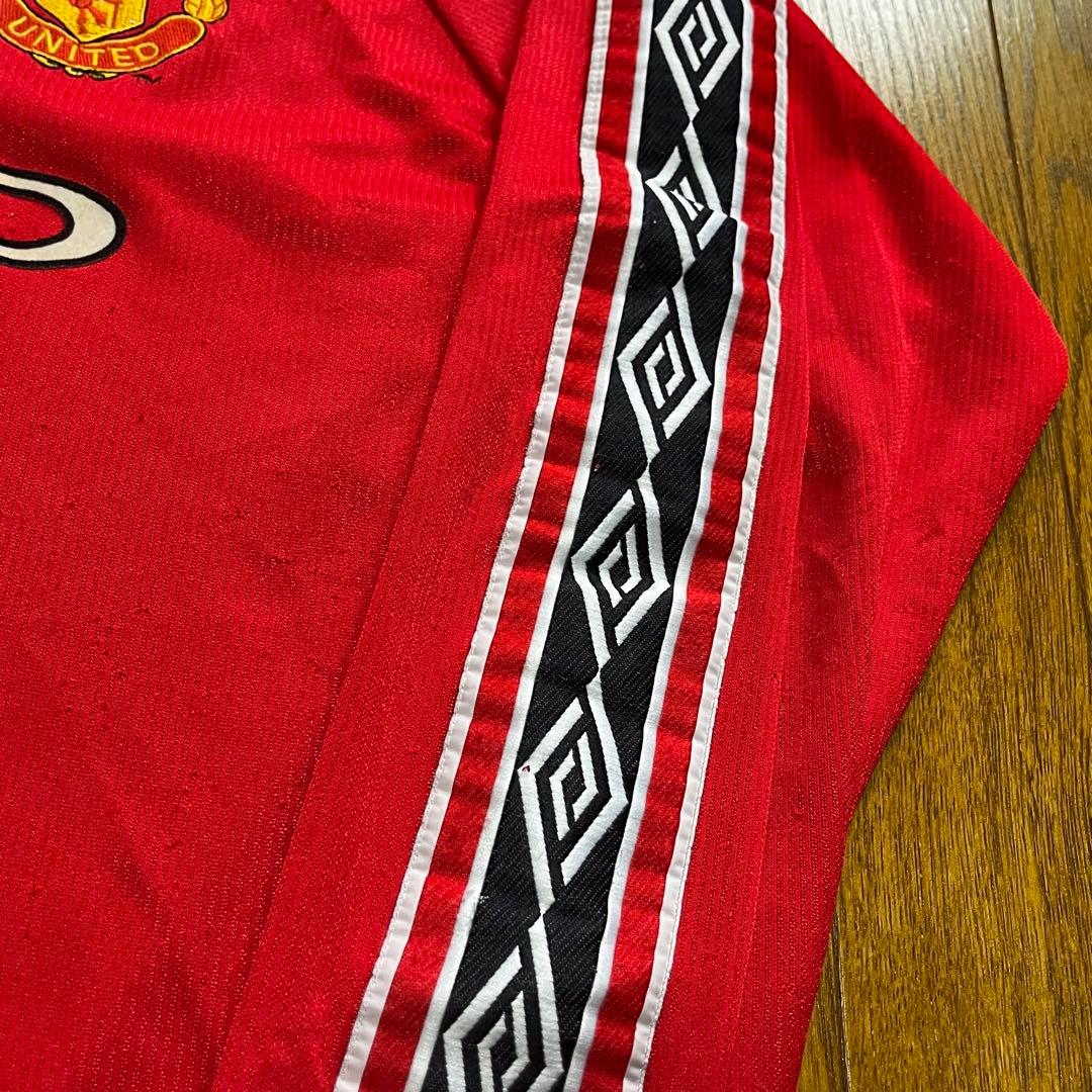 90s y2k SHARP umbro OLD vintage ハーフジップ 赤