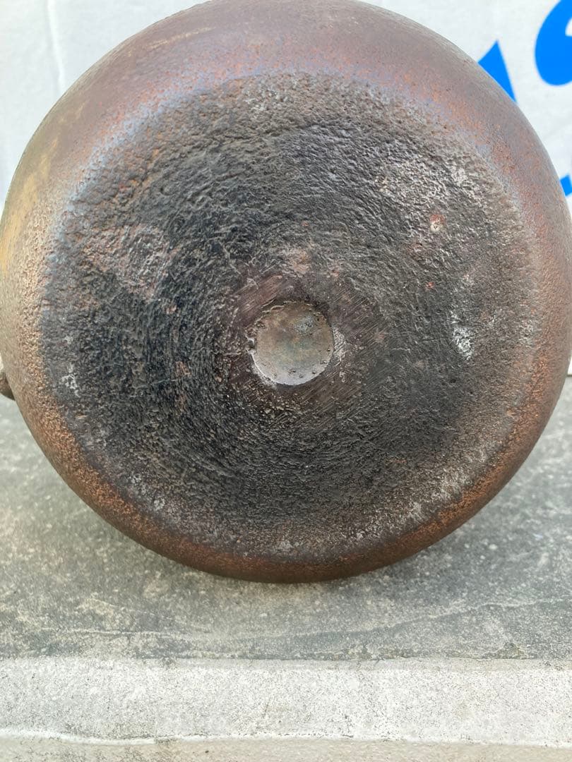 双龍　銀口　銀粒象嵌入り鉄瓶ジャンク