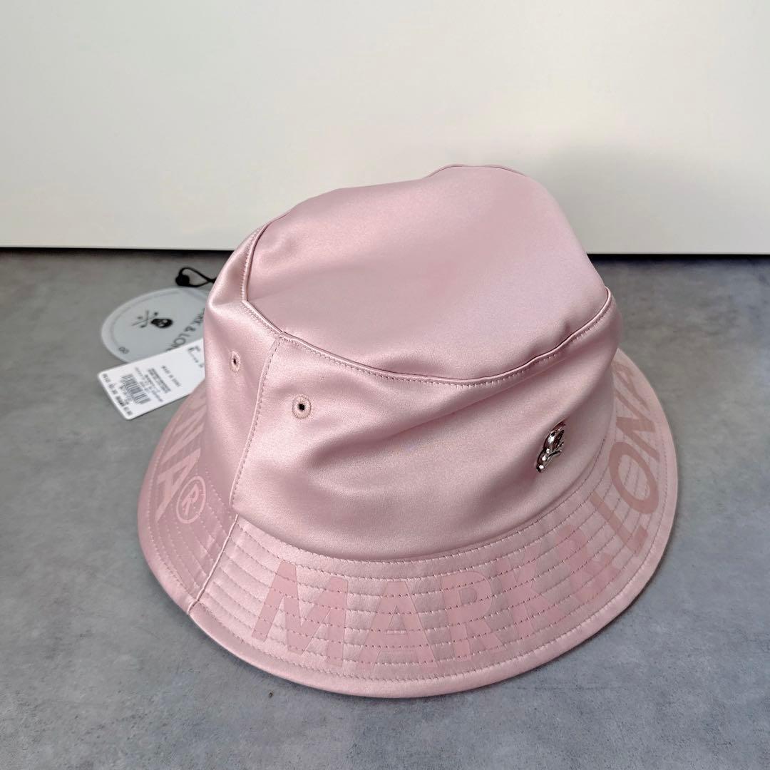 新品 ✨ MARK&LONA バゲットハット 帽子 マーク&ロナ ピンク メンズ