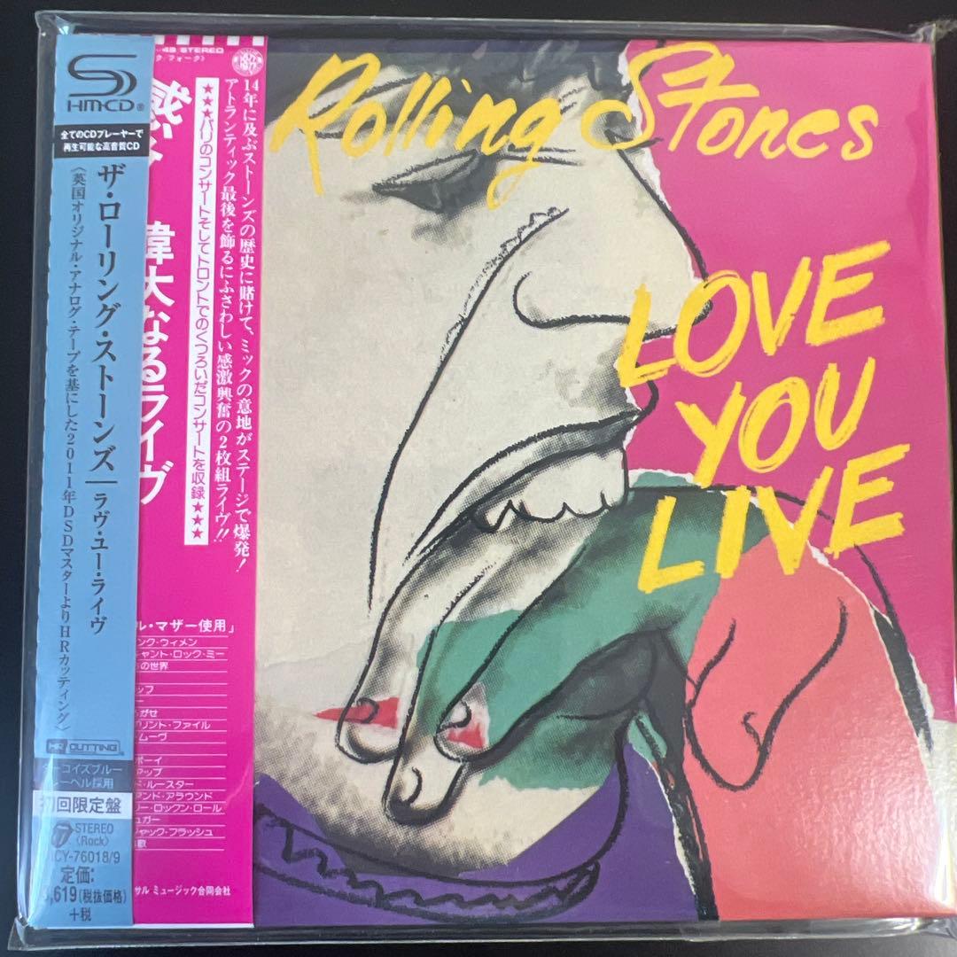 ローリング・ストーンズ ラヴ・ユー・ライヴ 紙ジャケット SHM-CD