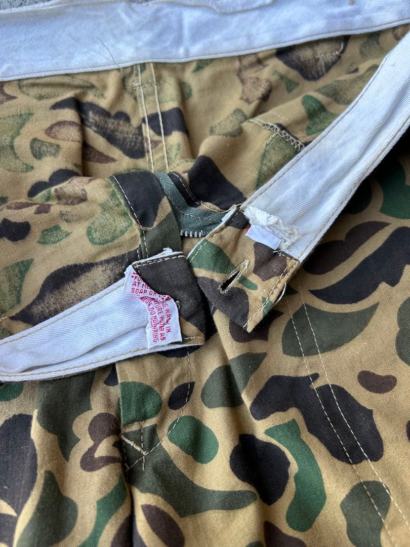 60s~ ダックハンターカモ ベイカーパンツ カモパンツ 古着