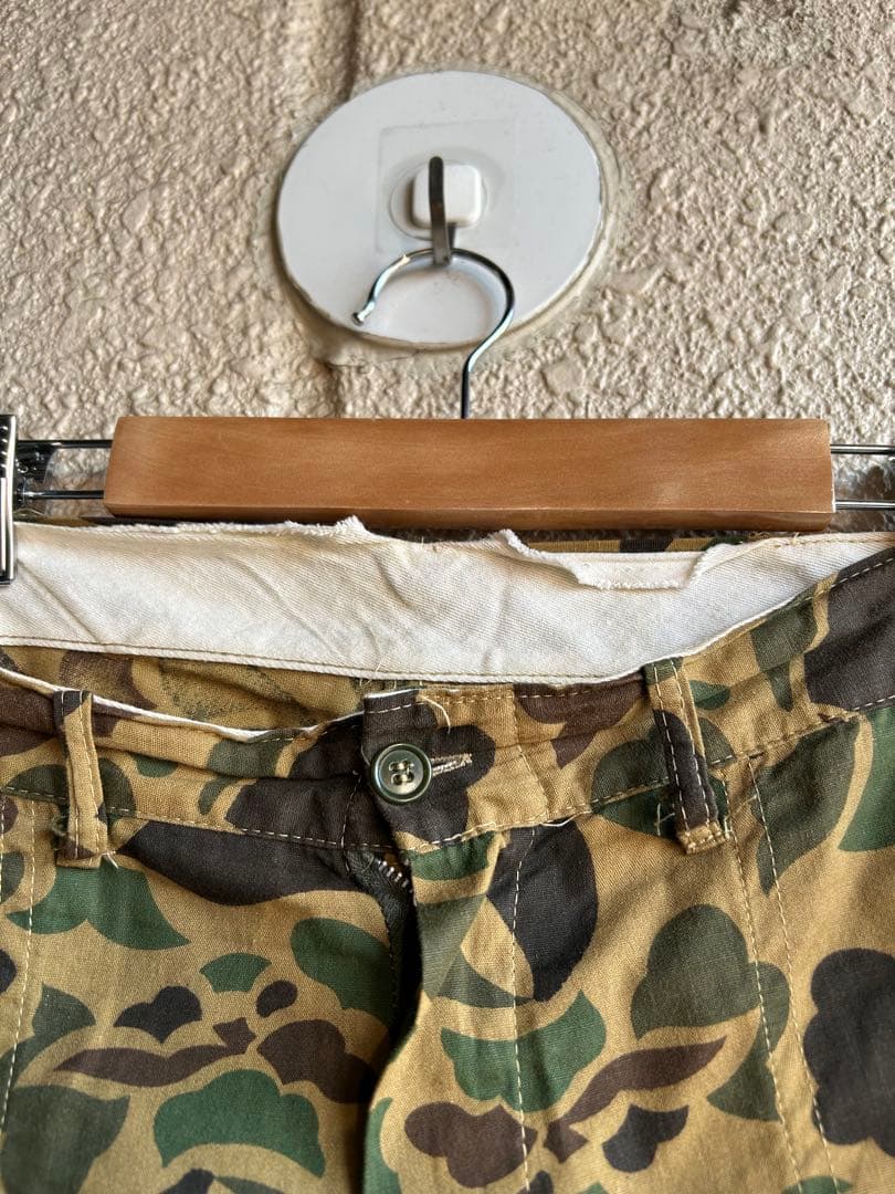 60s~ ダックハンターカモ ベイカーパンツ カモパンツ 古着