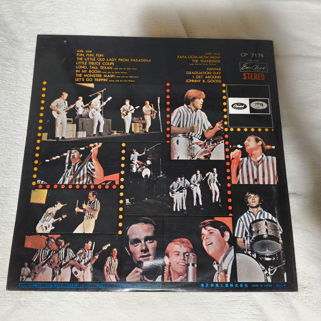 BEACH BOYS/CONCERT/青帯/赤版/CP-7176/STEREO
