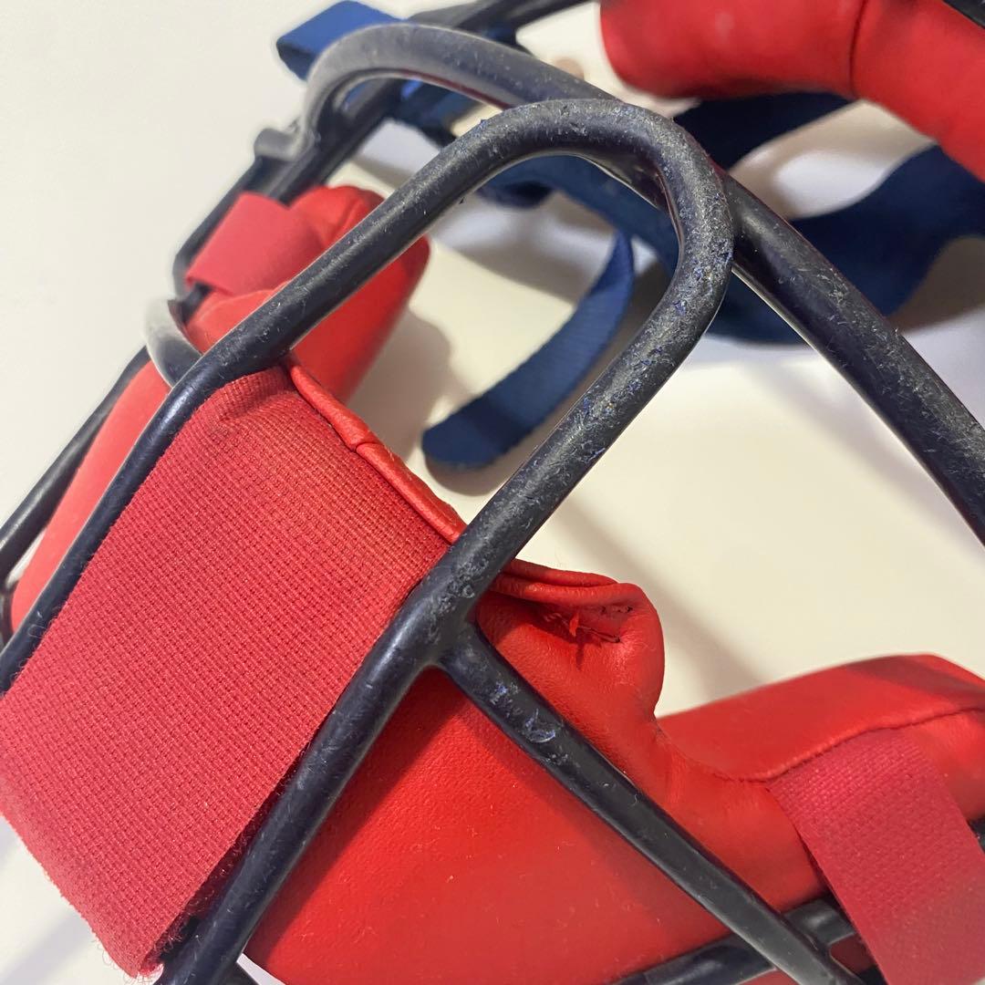 ミズノプロ ソフトボール キャッチャー防具 ネイビー マスク