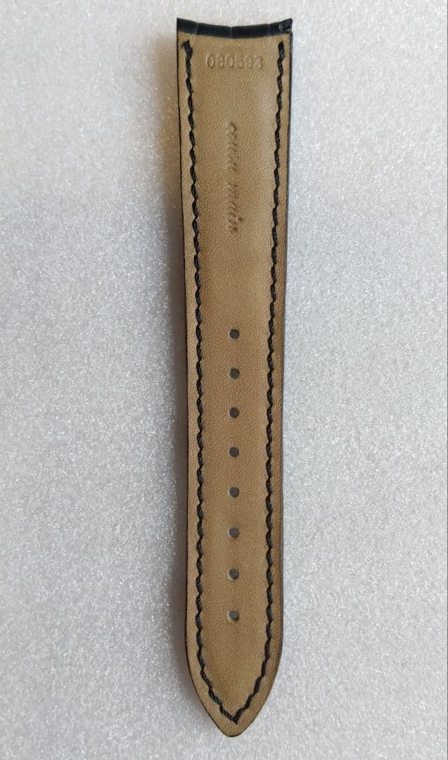 ヴァシュロン コンスタンタン 純正レザーベルト (クロコ／ブラック)