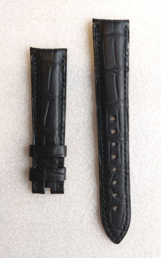 ヴァシュロン コンスタンタン 純正レザーベルト (クロコ／ブラック)