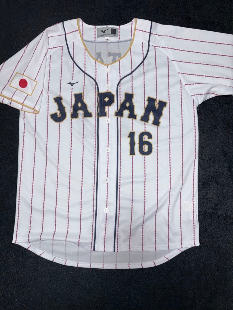 WBC 日本代表 侍ジャパン 大谷翔平 ユニフォーム ミズノ製 F プリント