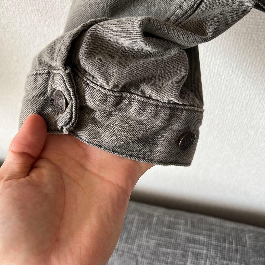 acne studios クロップドデニムジャケット ウォッシュド ブラック