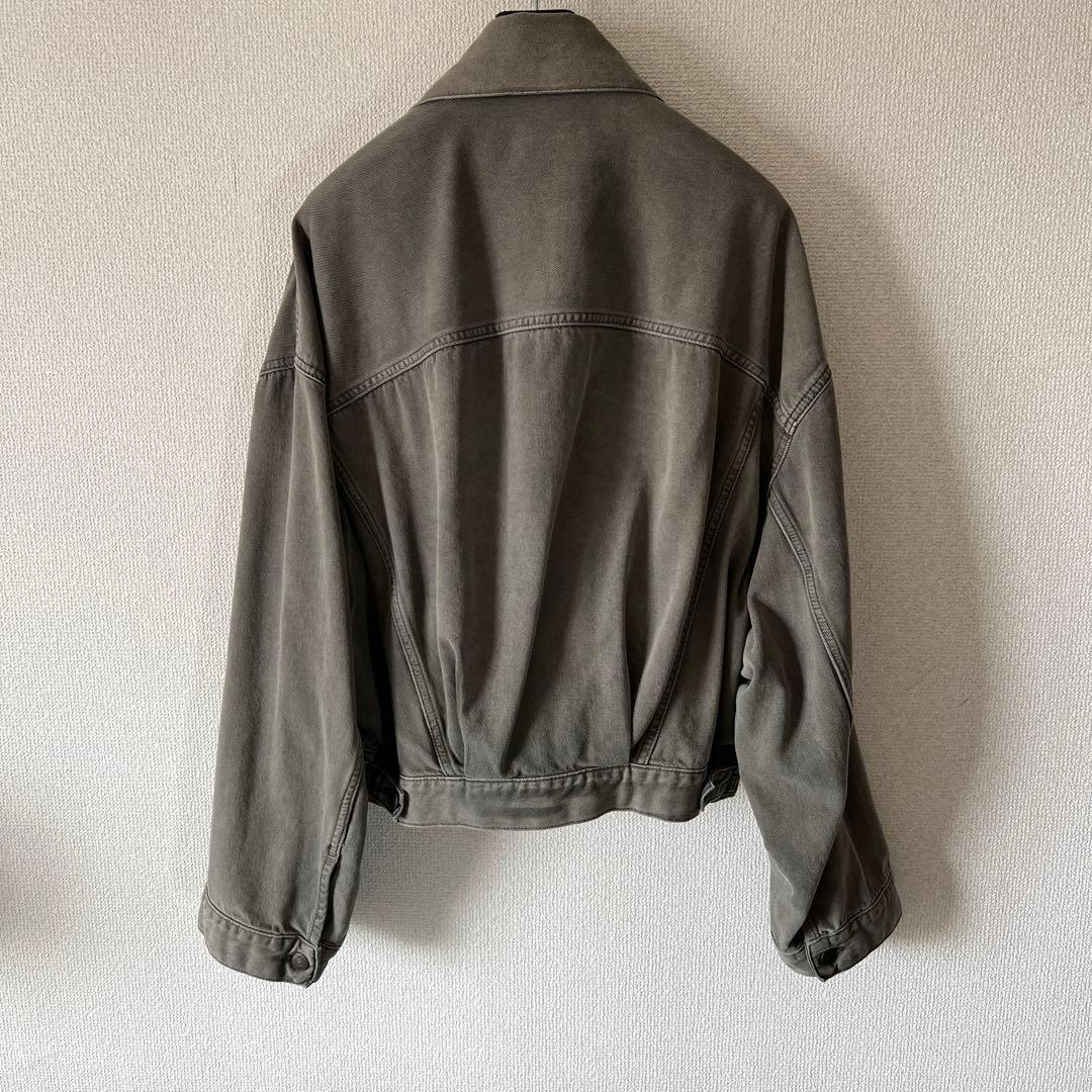 acne studios クロップドデニムジャケット ウォッシュド ブラック