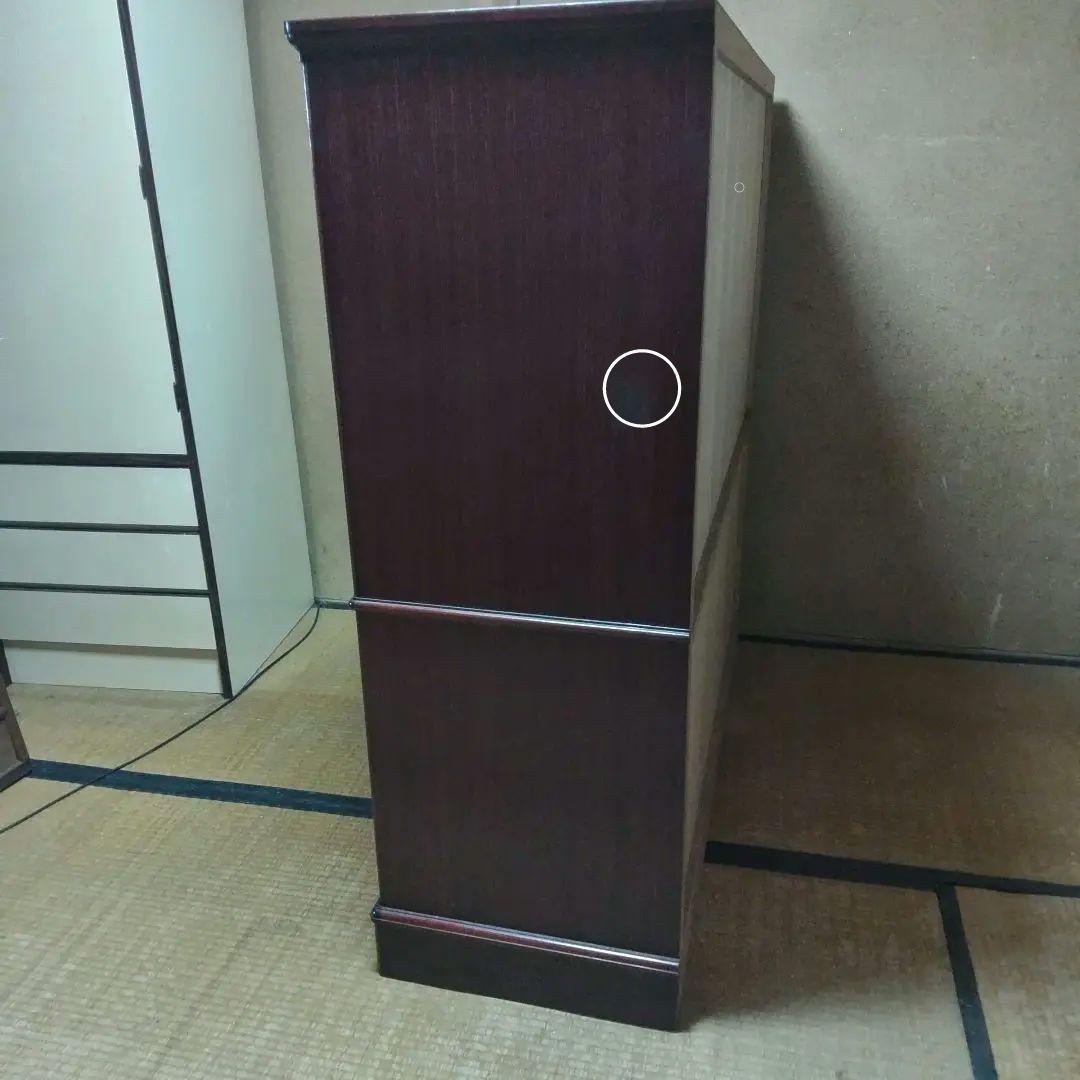 桐 木製 7段整理ダンス 分離可 可愛い取っ手 頑丈な造り チェスト