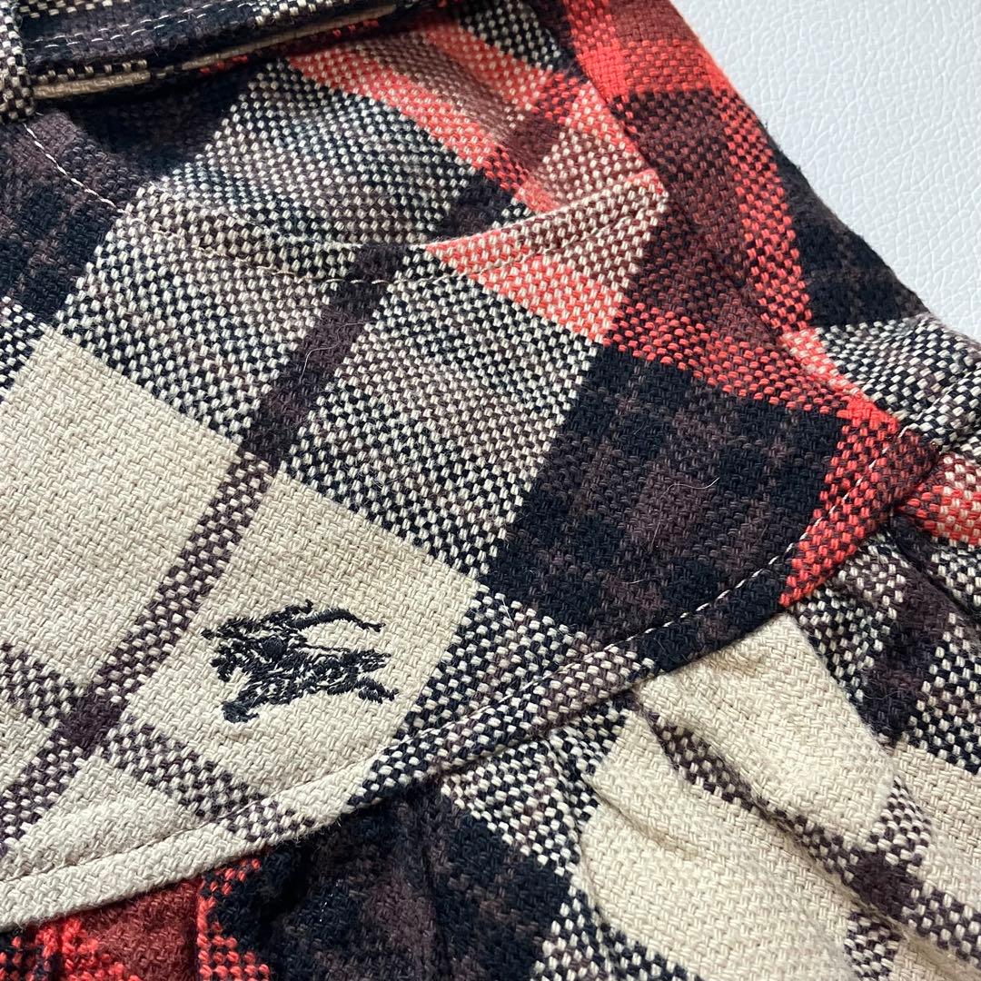 バーバリーブルーレーベル　キュロットスカート　ベルト　ノバチェック　36