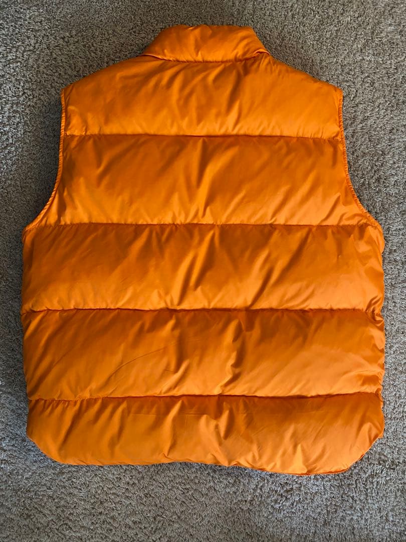 美品マンゴーオレンジ エルエルビーン グースダウンベスト