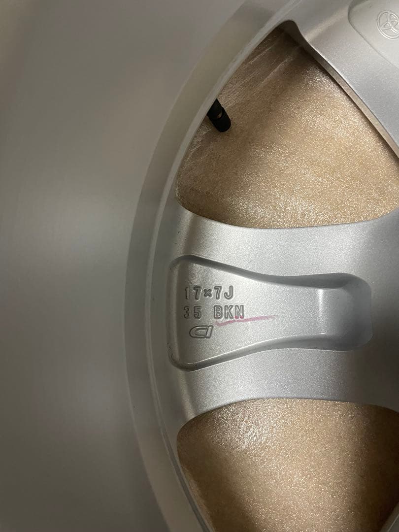 トヨタ 新型 RAV4 17インチ 純正アルミホイール 2本 新車外し　②