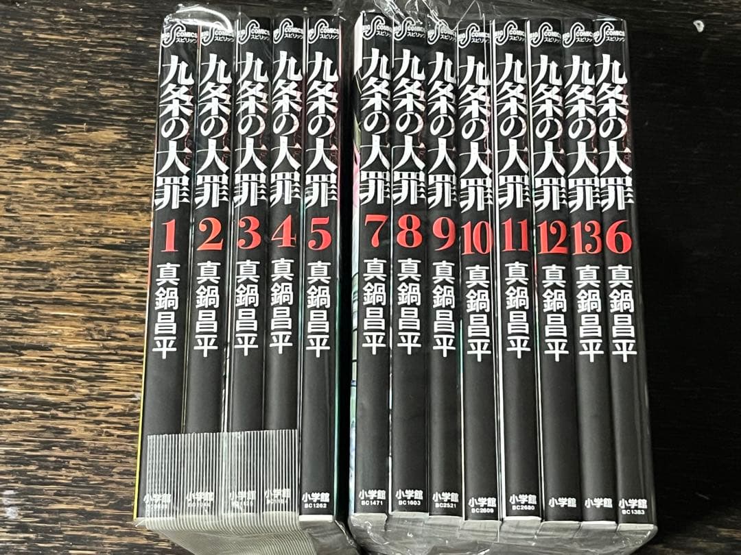 九条の大罪１３冊　真鍋昌平