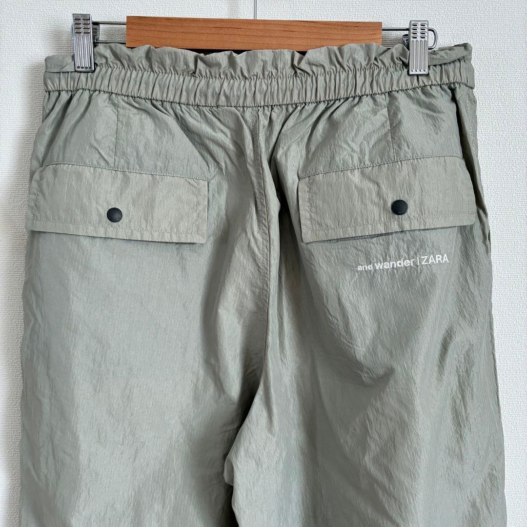 and wander | ZARA コラボ ナイロンパンツ Mサイズ