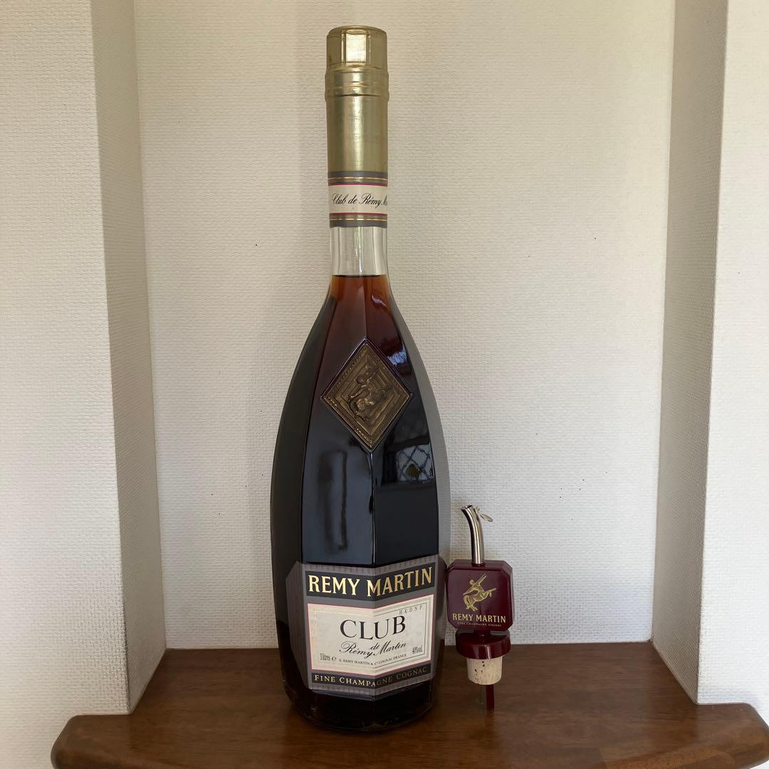 レア古酒REMY.MARTIN.CLUBレミーマルタンクラブ3Lストッパー付き