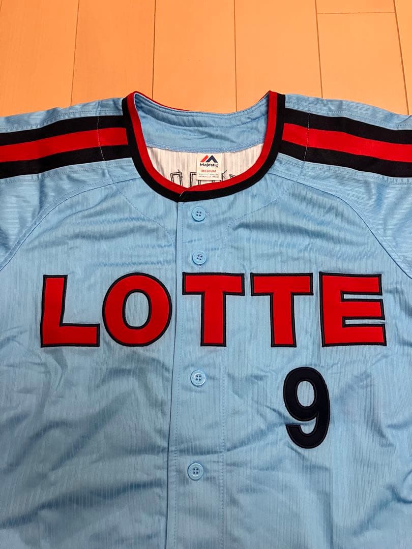 福浦和也　復刻　ロッテオリオンズ　ユニフォーム　千葉ロッテマリーンズ　当時　水色