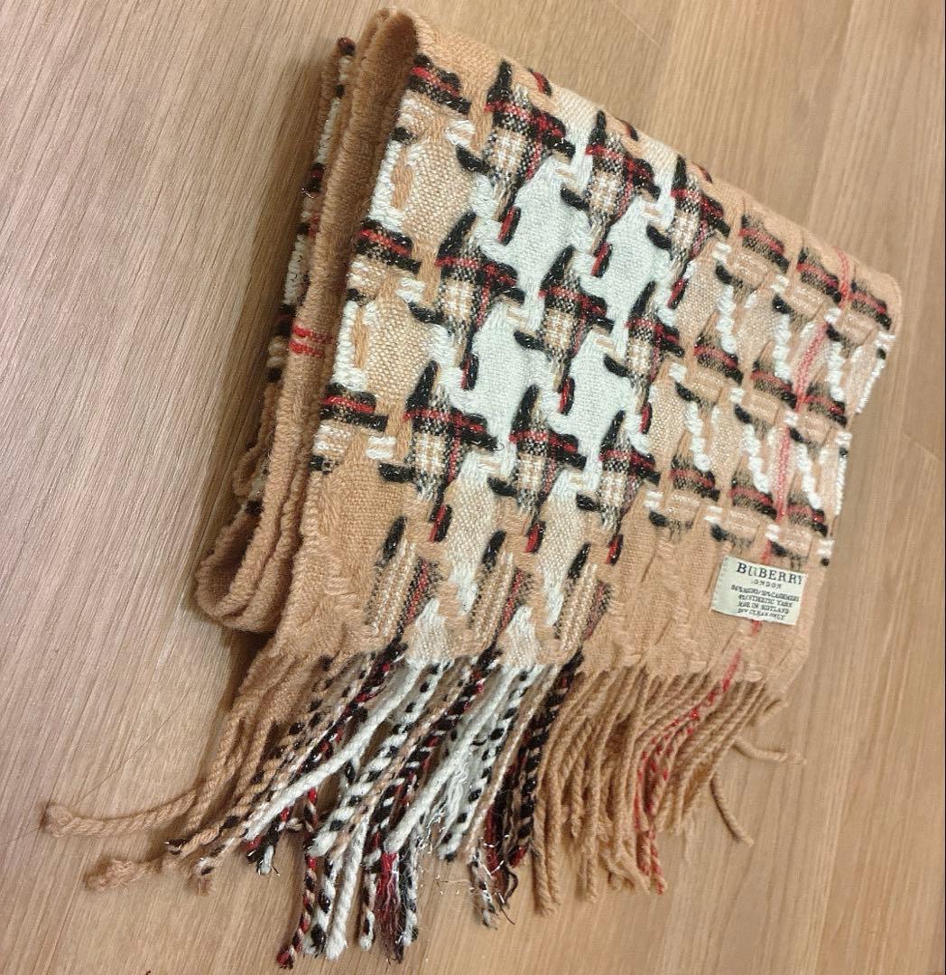 最終値下★希少クリーニング済【極美品】BURBERRY LONDON マフラー