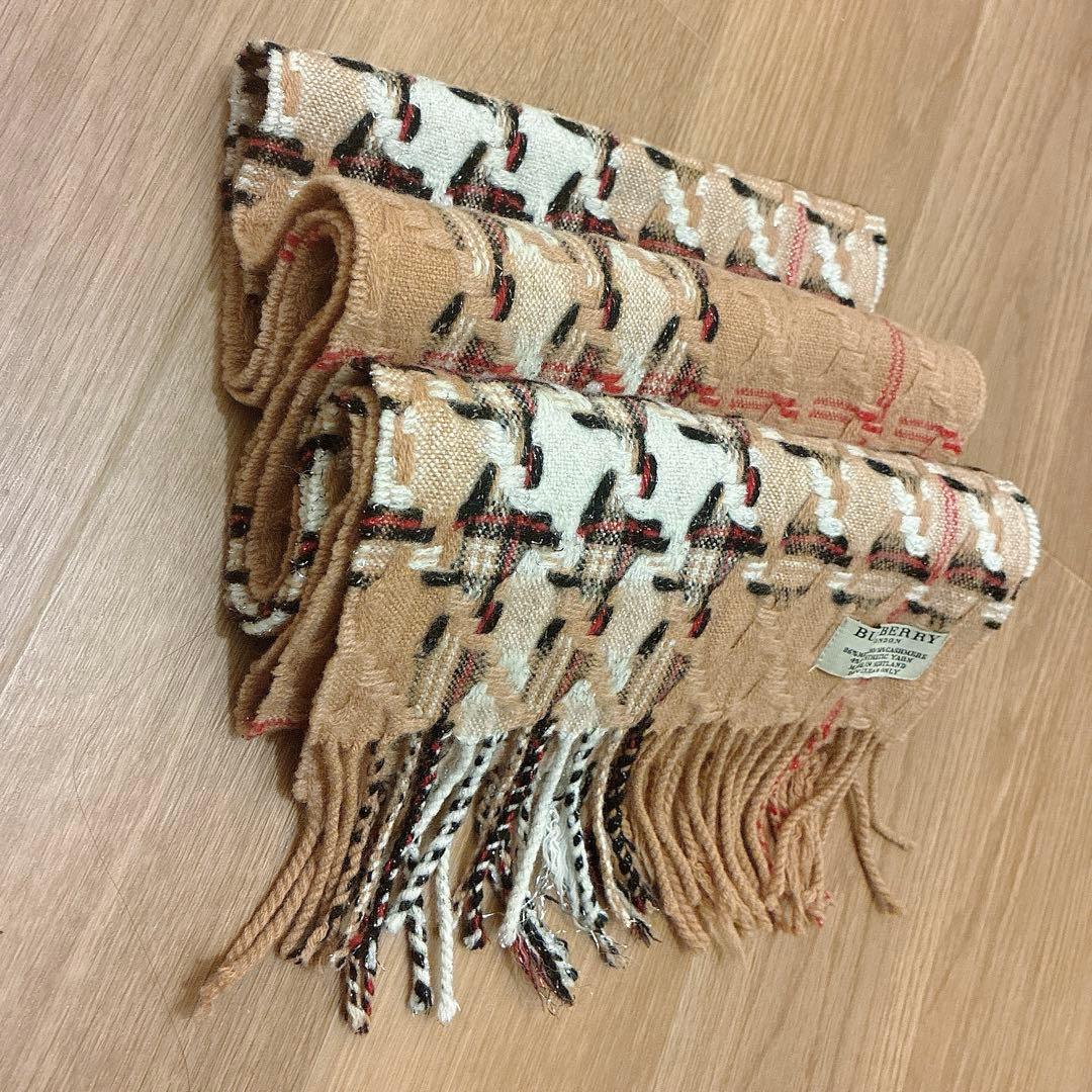 最終値下★希少クリーニング済【極美品】BURBERRY LONDON マフラー
