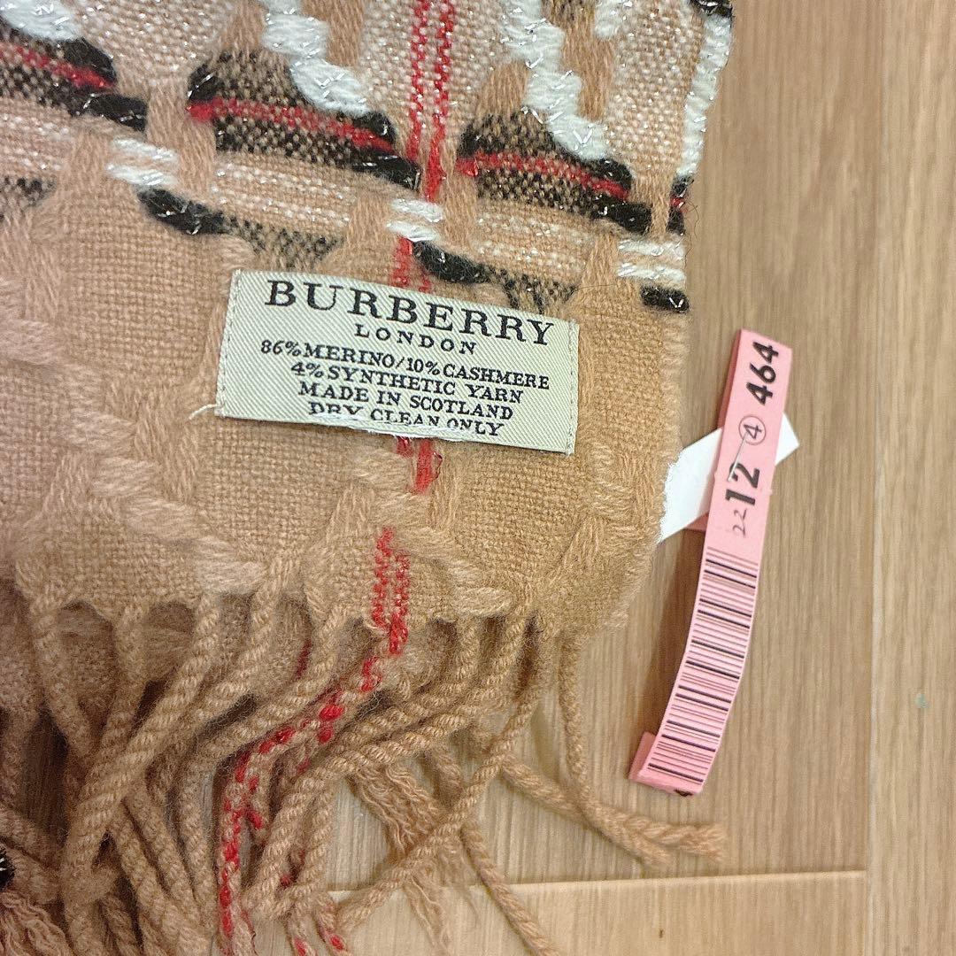最終値下★希少クリーニング済【極美品】BURBERRY LONDON マフラー