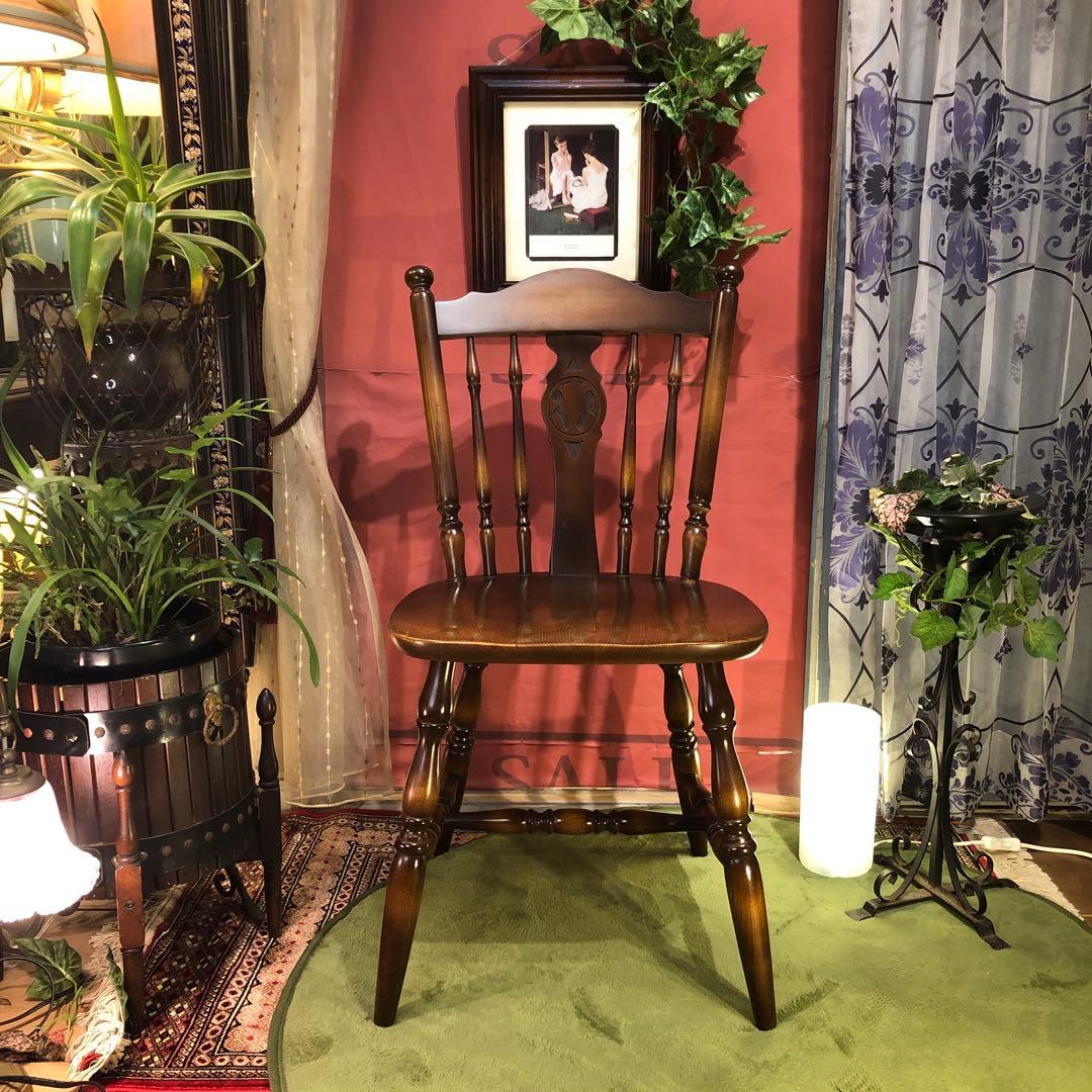 tora２脚引き取り価格　キツツキマーク ヴィンテージ ウインザーチェア