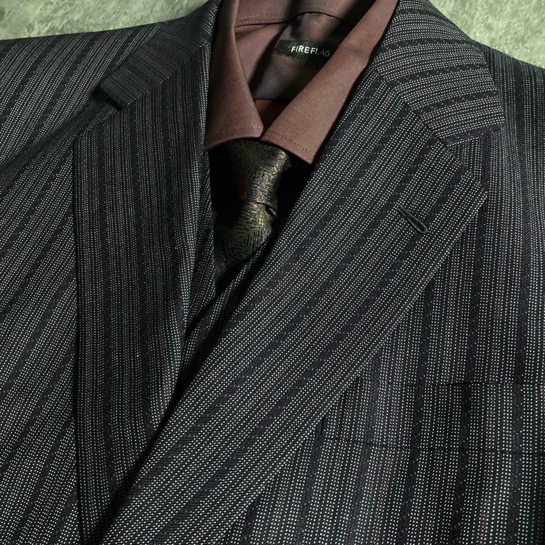 Vintage 極上ウール スリーピース セットアップスーツ×Chloeネクタイ