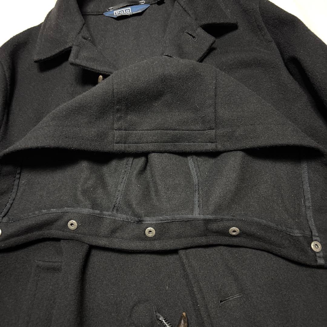 Polo by Ralph Lauren 黒 ダッフルコート LLサイズ