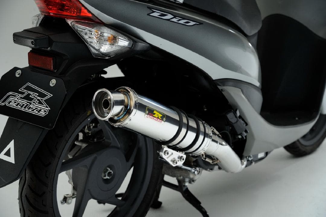 未使用 Dio110 ディオ110 マフラー ステンレス製 リアライズ カスタム