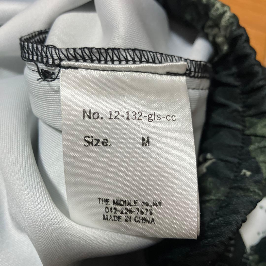 【GLIMCLAP】サルエルイージーパンツ/モノトーン総柄