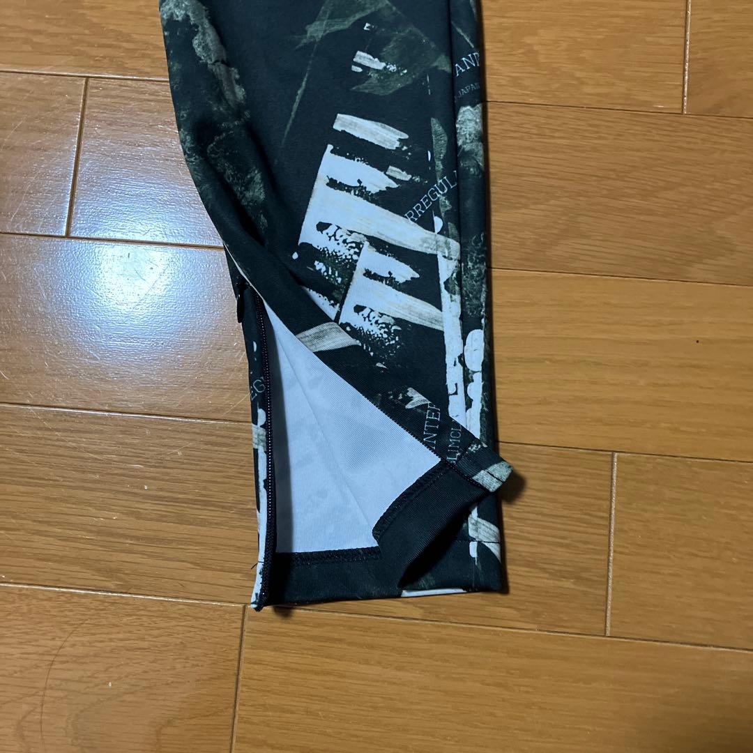 【GLIMCLAP】サルエルイージーパンツ/モノトーン総柄