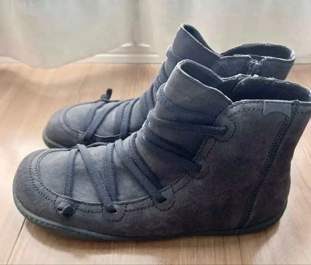 希少　カンペールCamper レザー　24センチ　　ハイカット　38