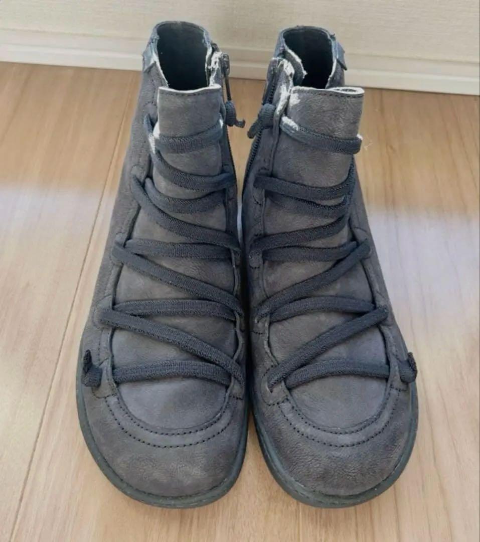 希少　カンペールCamper レザー　24センチ　　ハイカット　38