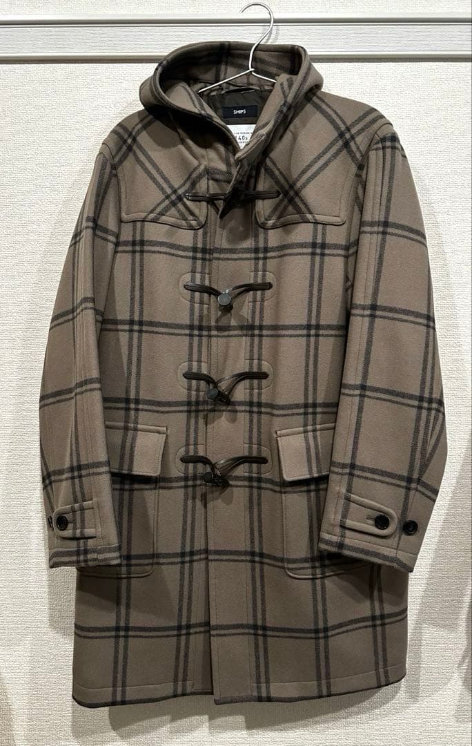 SHIPS: スーパー140'S メリノウール メルトン ダッフルコート